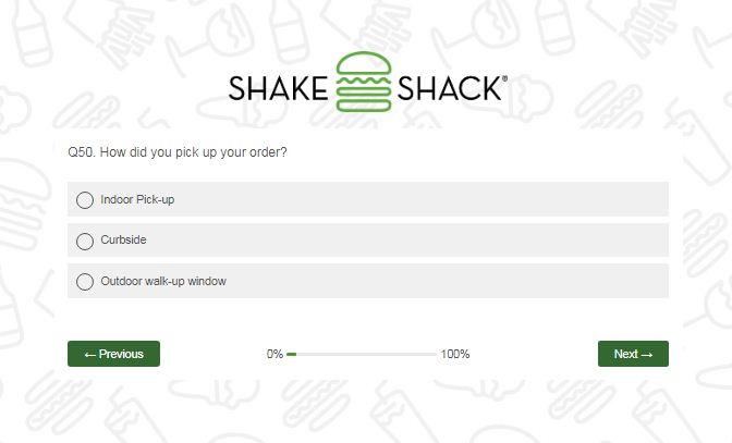 Shake Shack Customer Experience Survey