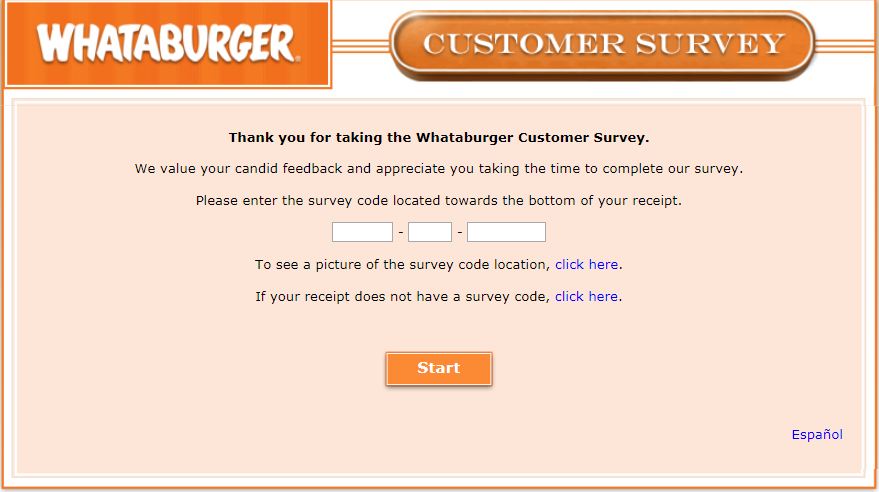 whataburger survey