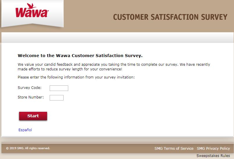 wawa survey