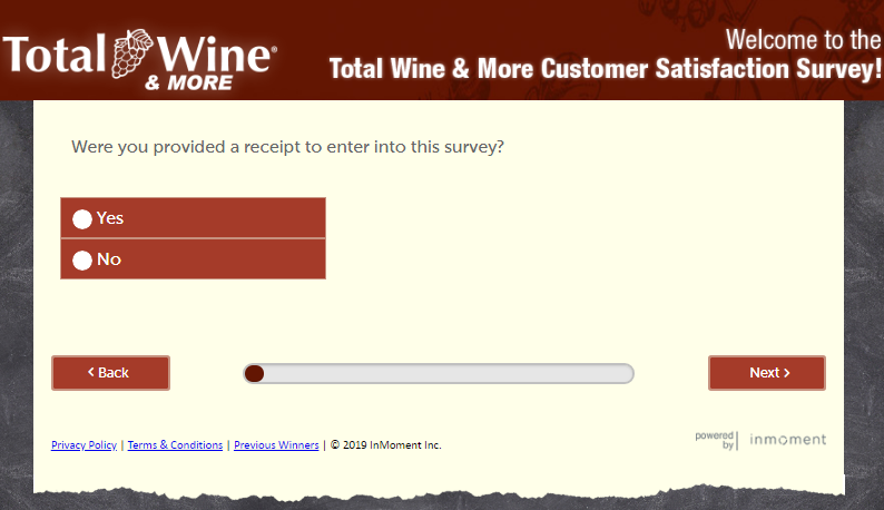 Total Wine Customer Experience Survey