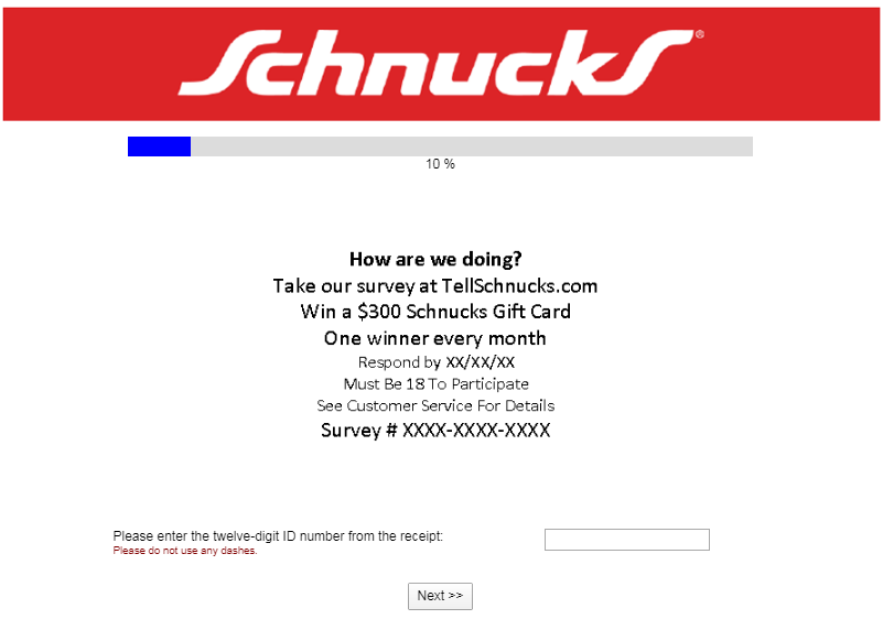 TellSchnucks Survey