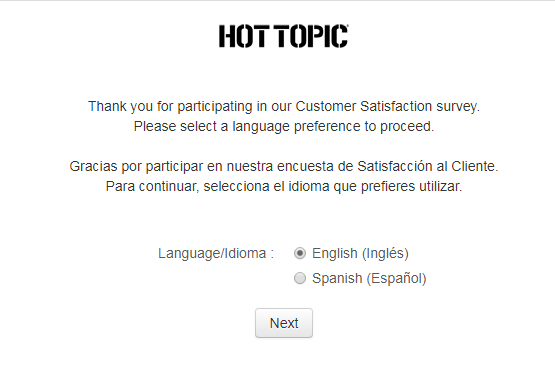www.hottopic.com/survey