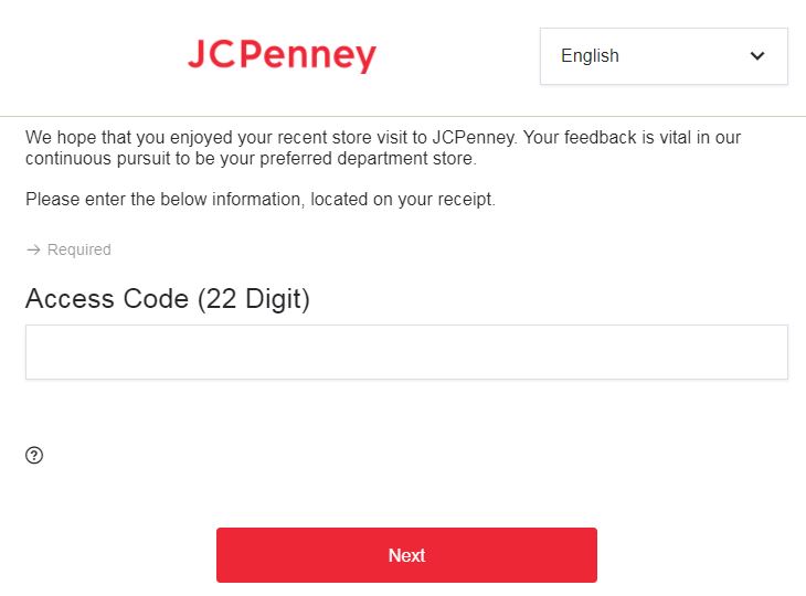 www.jcpenney.com/survey